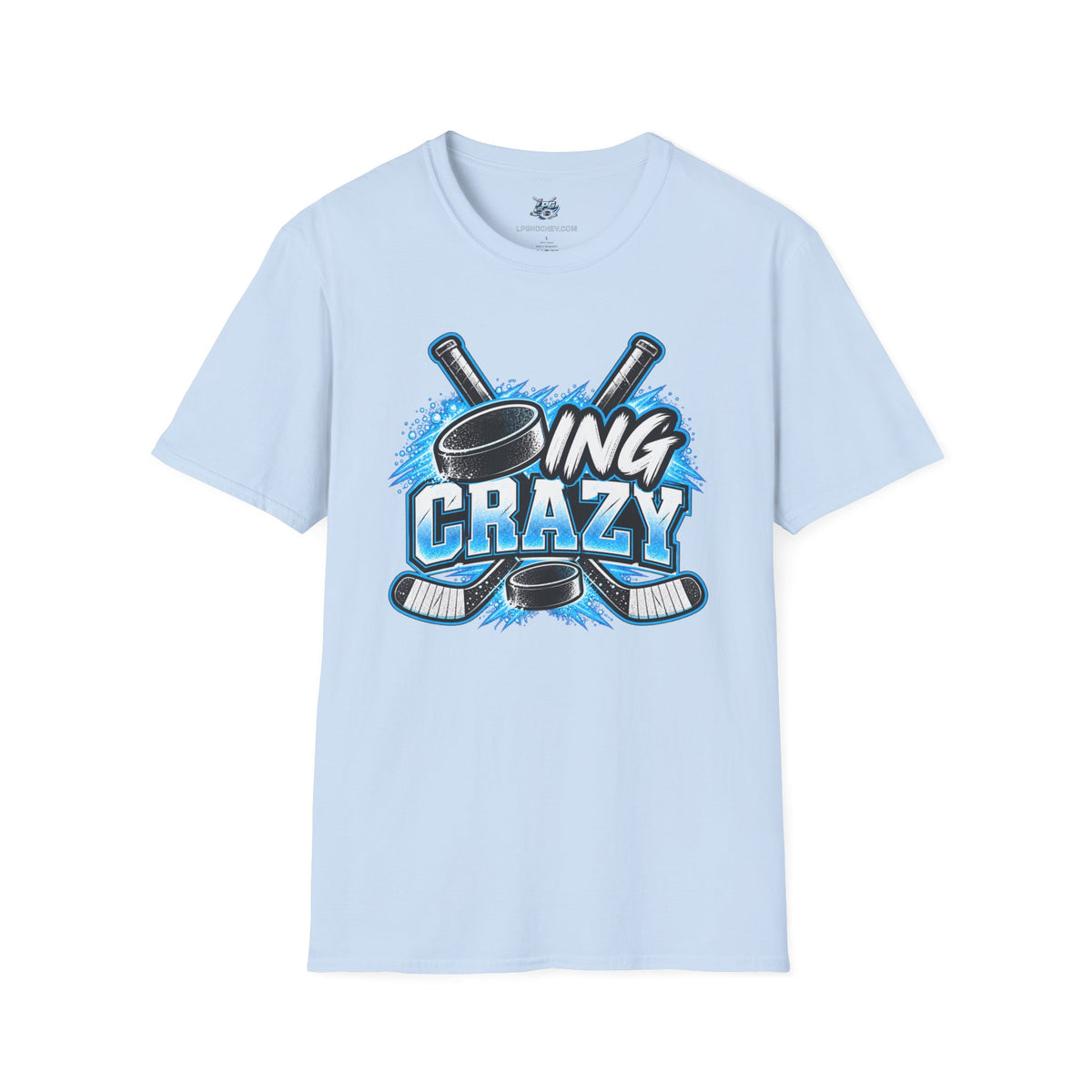 "Pucking Crazy" Hockey T-Shirt - ADULT SIZES