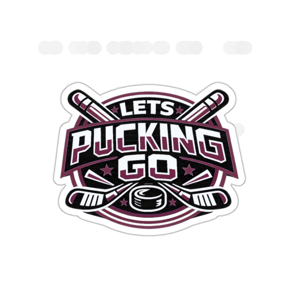 Colorado Avalanche Hockey Sticker | LETS PUCKING GO