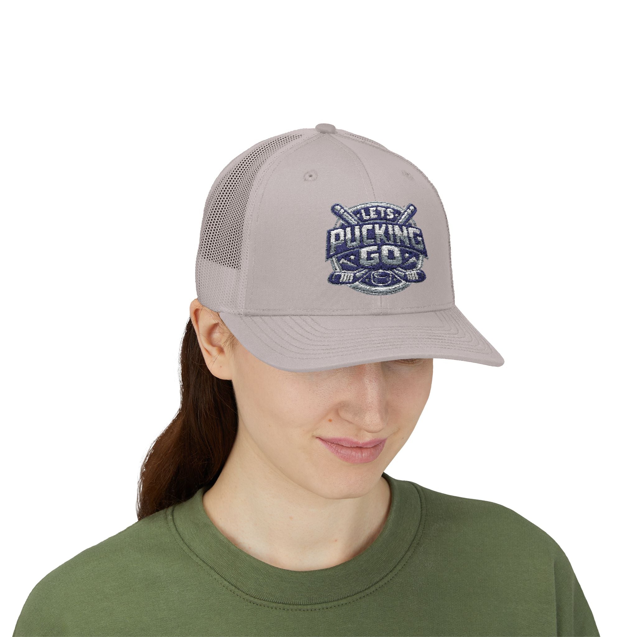 Utah Mammoth Hockey Trucker Hat, Funny Hockey Snapback Cap, NHL Fan Hat, Hockey Gift for Men, LPG Hockey Apparel