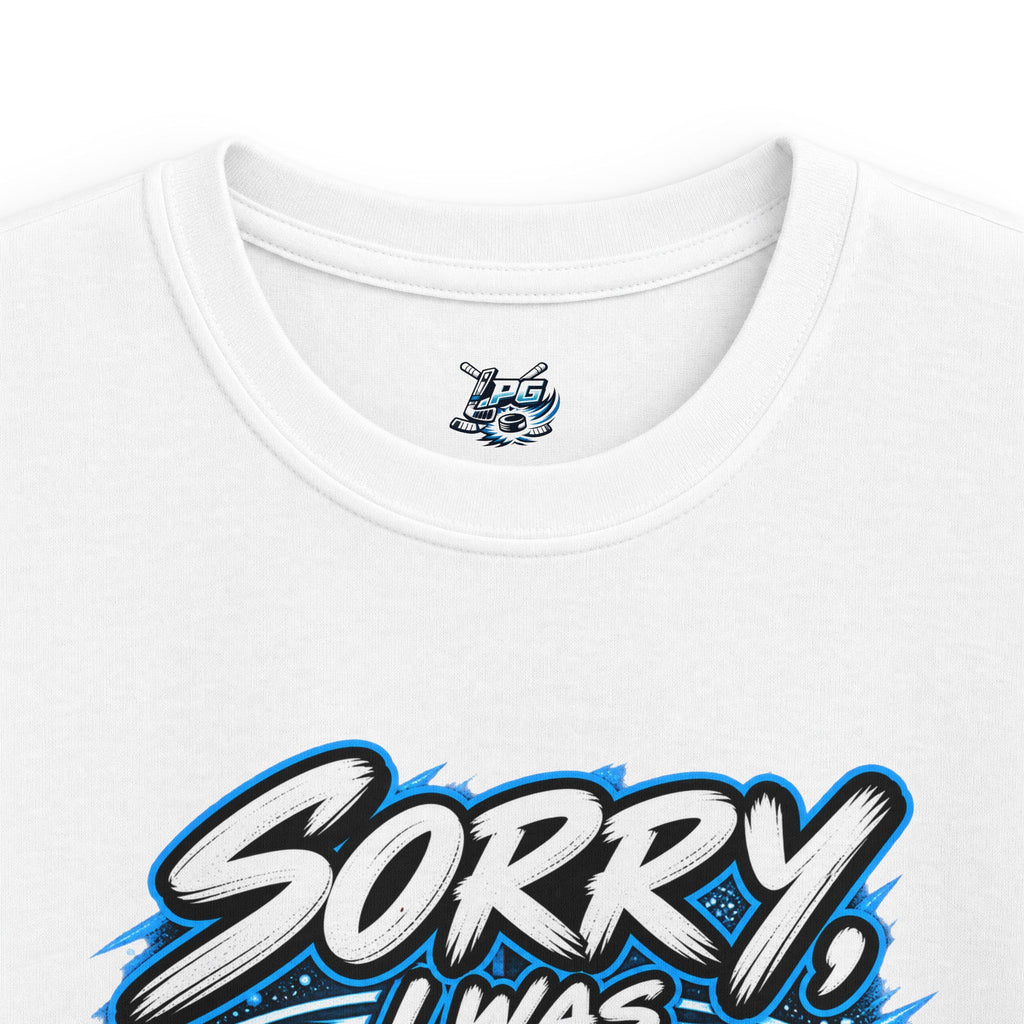 "Sorry, I Was Pre-Hockupied" Hockey T-Shirt - KIDS SIZES