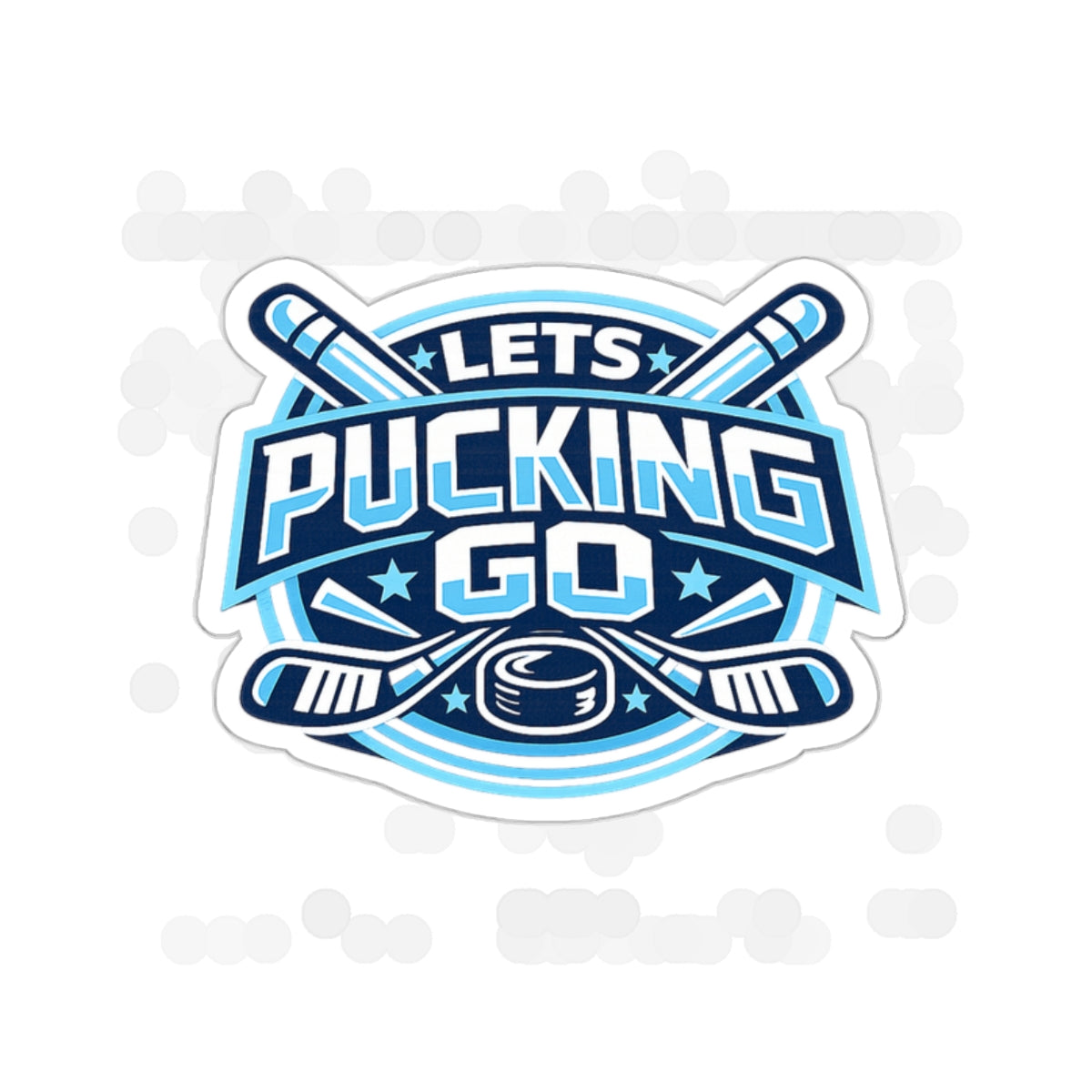 Utah Mammoth Hockey Sticker | LETS PUCKING GO