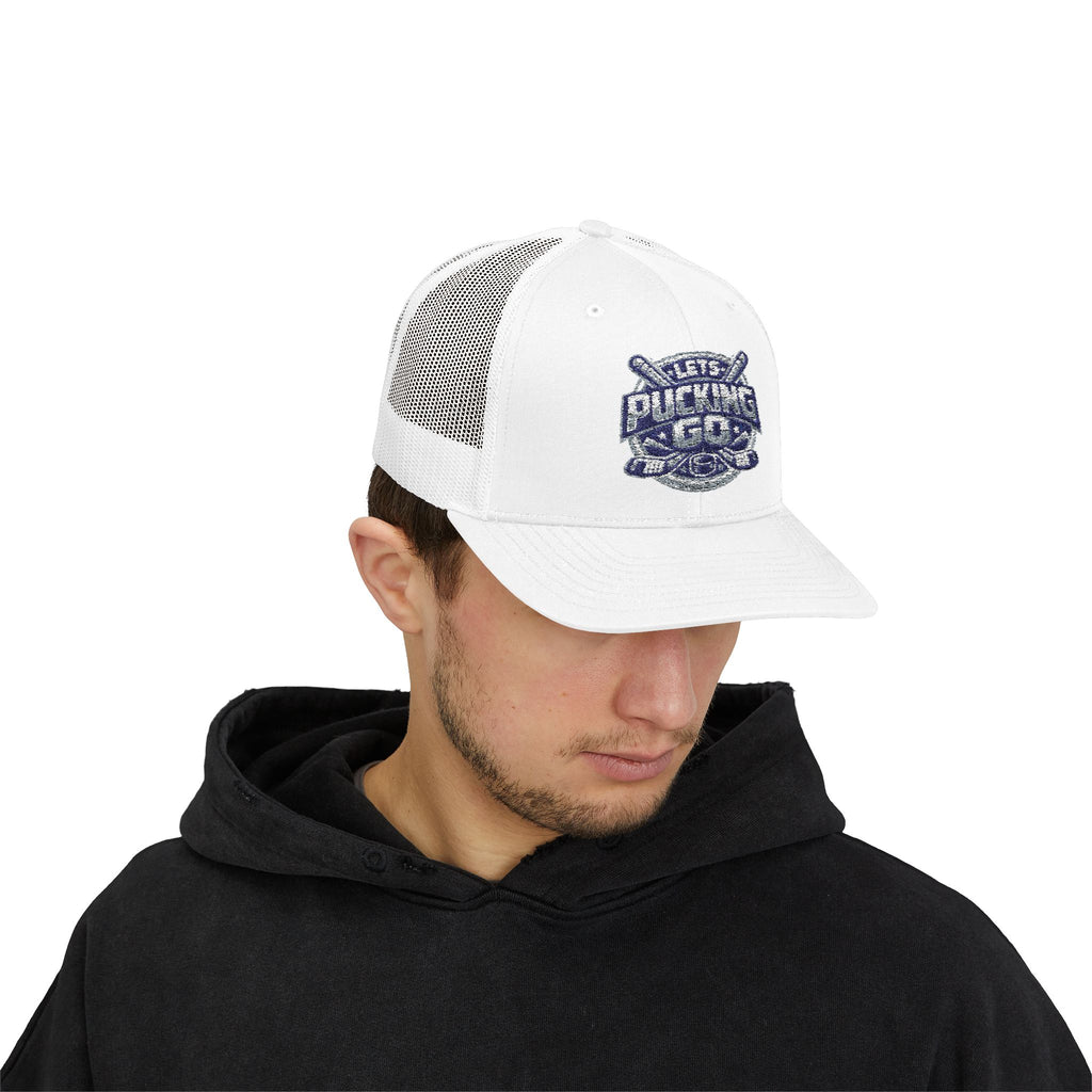 Utah Mammoth Hockey Trucker Hat, Funny Hockey Snapback Cap, NHL Fan Hat, Hockey Gift for Men, LPG Hockey Apparel