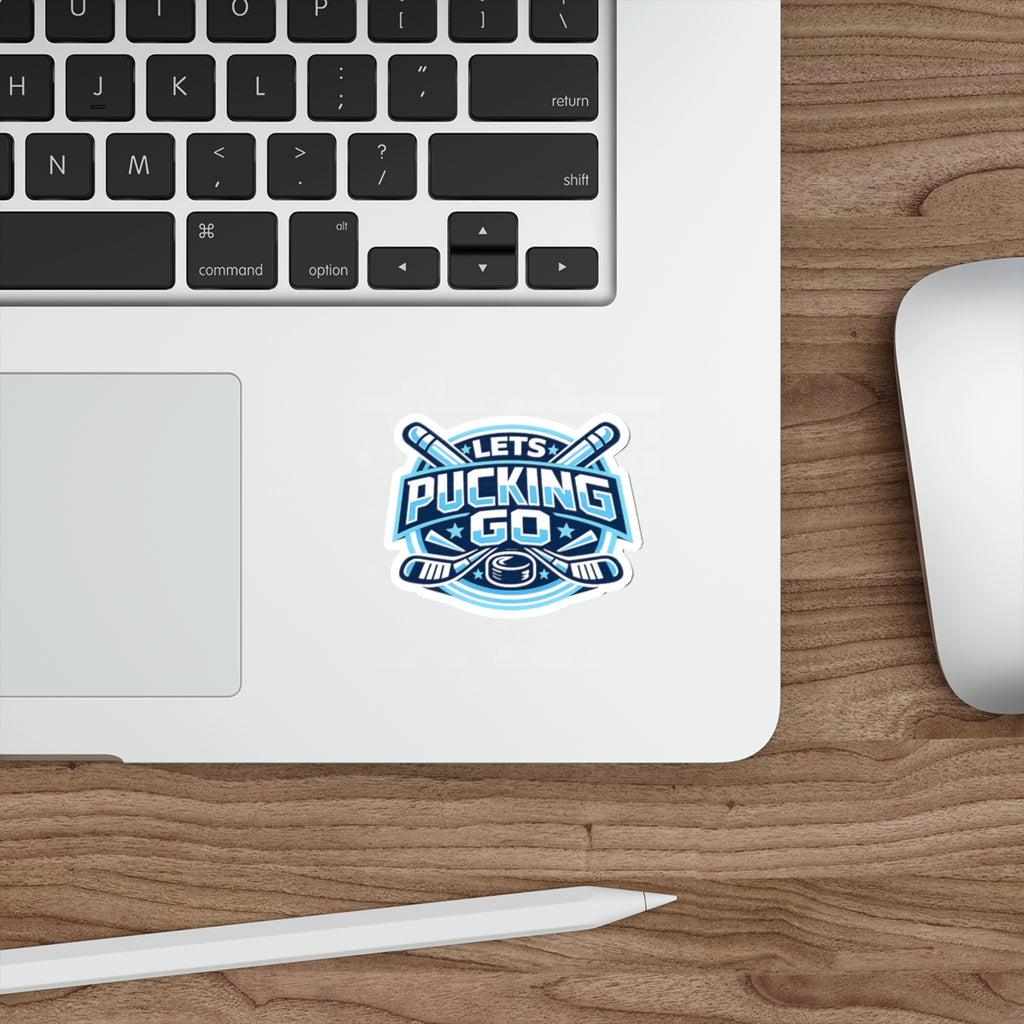 Utah Mammoth Hockey Sticker | LETS PUCKING GO