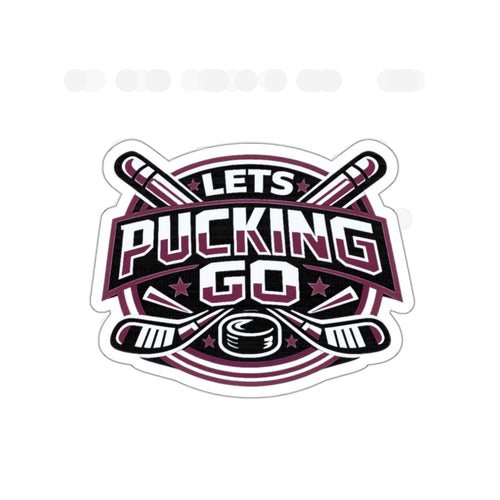 Colorado Avalanche Hockey Sticker | LETS PUCKING GO