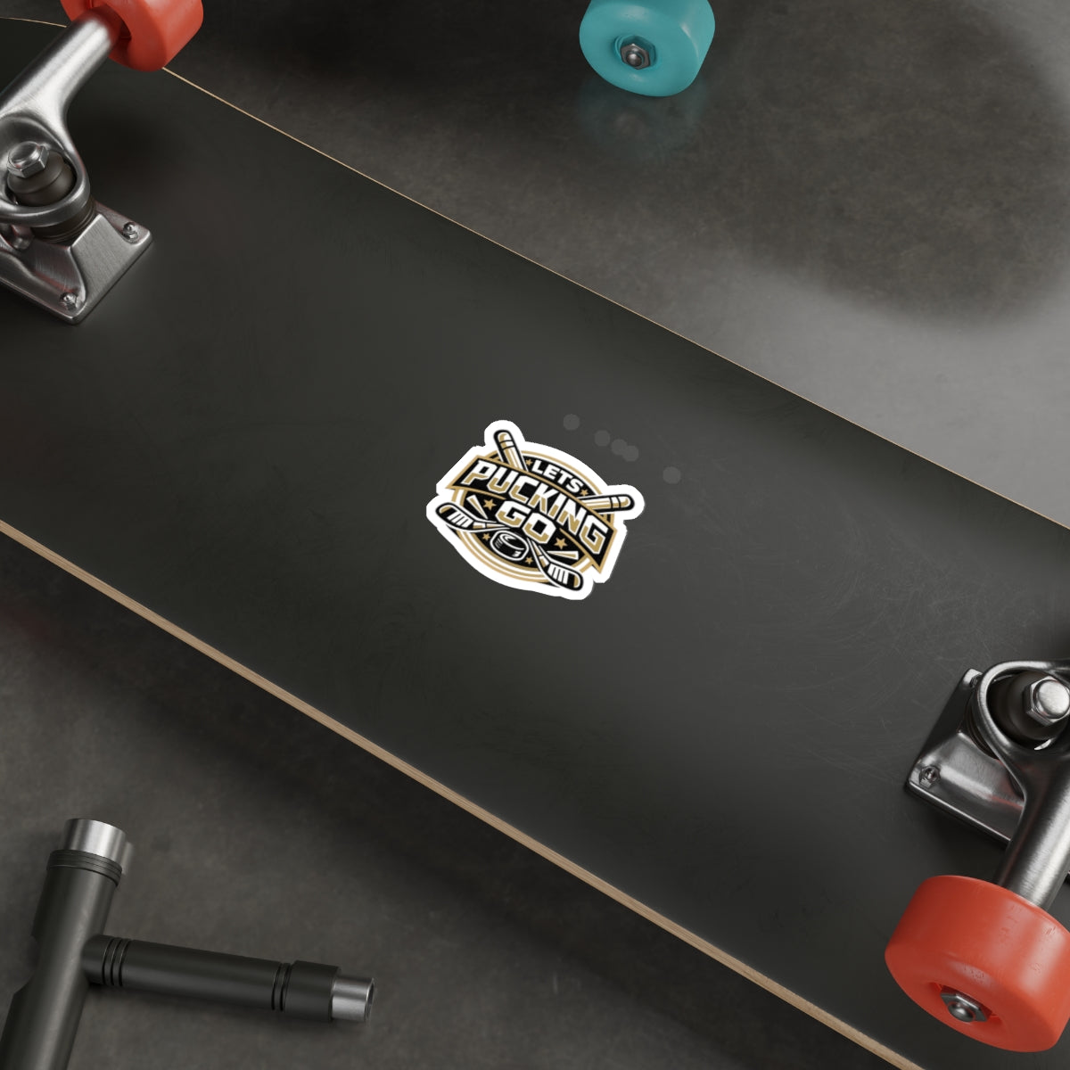Las Vegas Golden Knights Hockey Sticker | LETS PUCKING GO