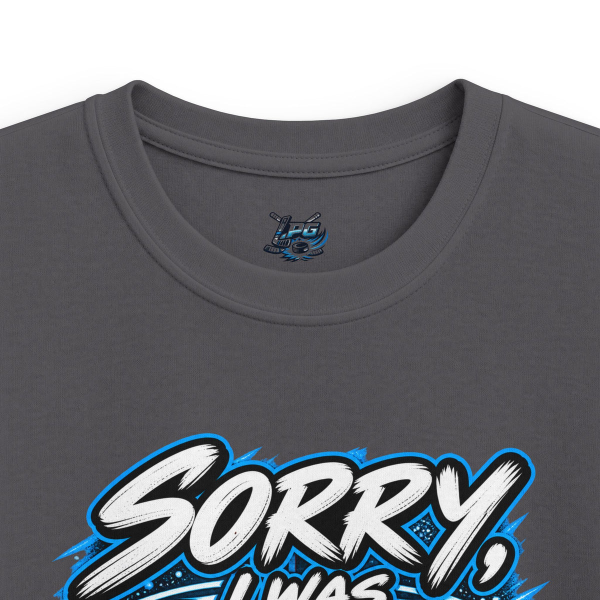 "Sorry, I Was Pre-Hockupied" Hockey T-Shirt - KIDS SIZES