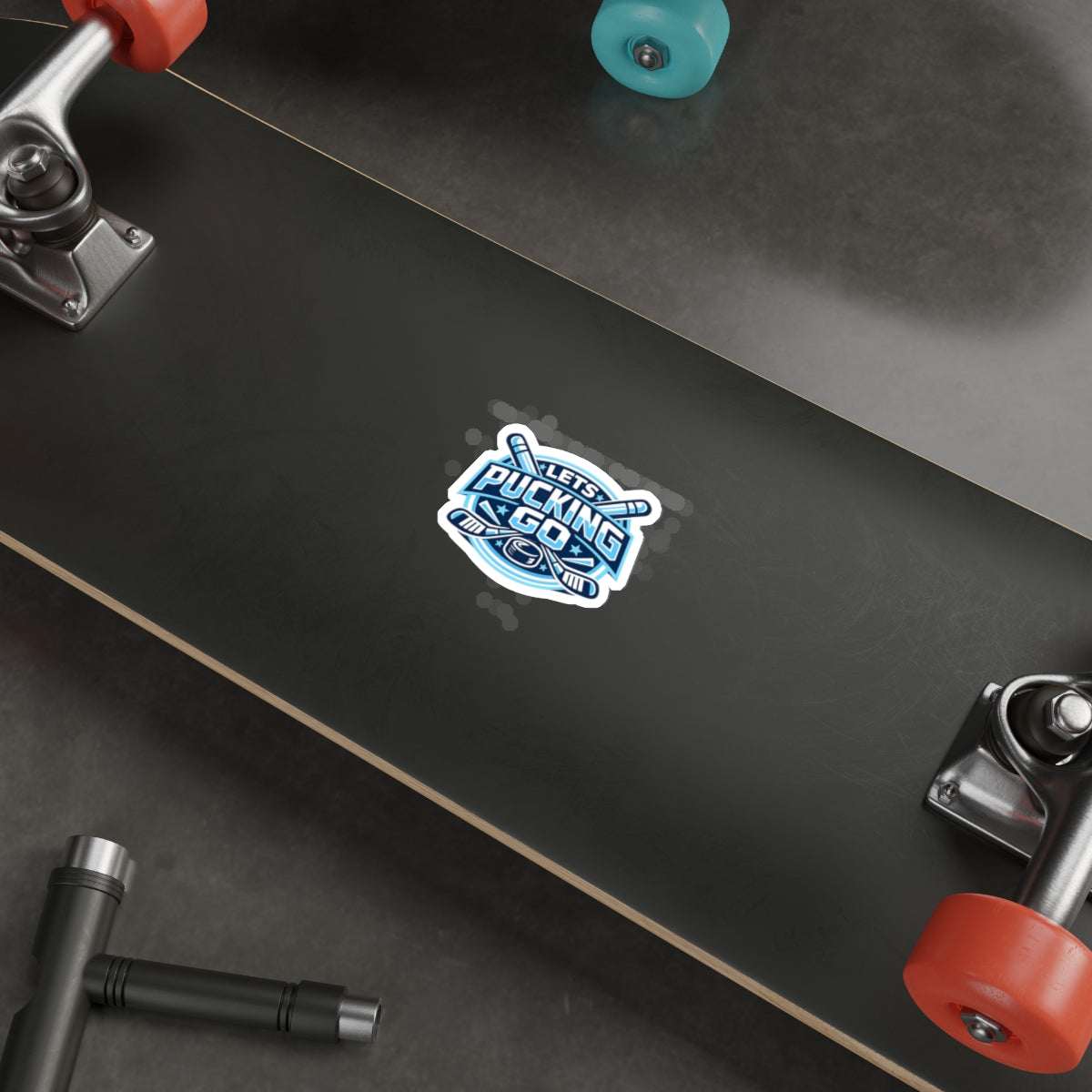 Utah Mammoth Hockey Sticker | LETS PUCKING GO